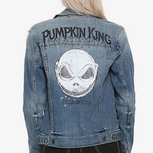 Jack Skellington The Pumpkin King Denim Jacket XS The nightmare before Christmas